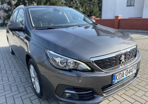 Peugeot 308 cena 41900 przebieg: 130000, rok produkcji 2018 z Grybów małe 232